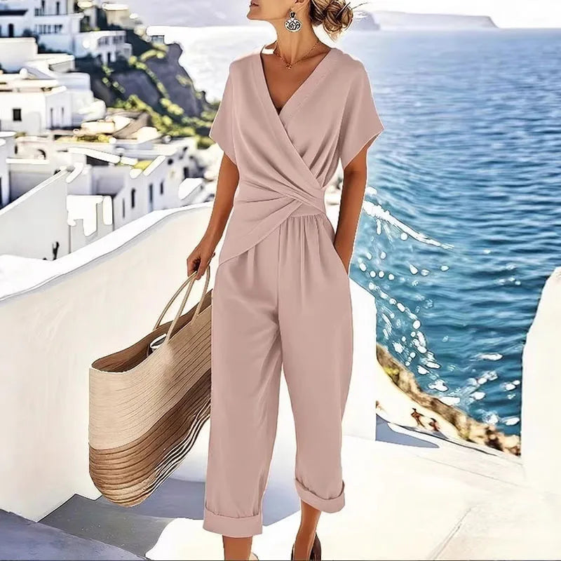 Colleen | The Coastal Wrap-Front Kinetic Two-Piece Set