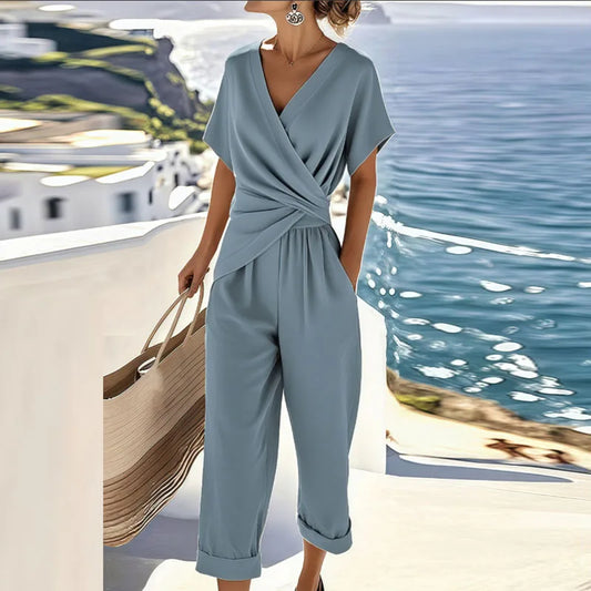 Colleen | The Coastal Wrap-Front Kinetic Two-Piece Set