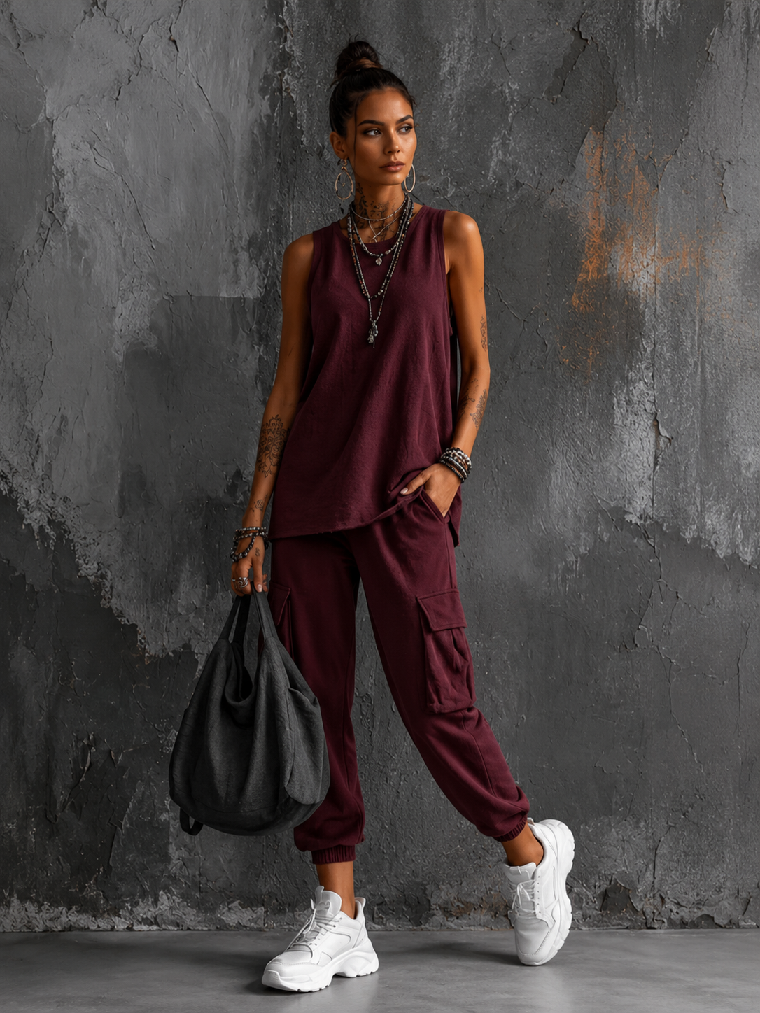 Norelle | The Sleeveless Wide-Leg Lounge Co-Ord