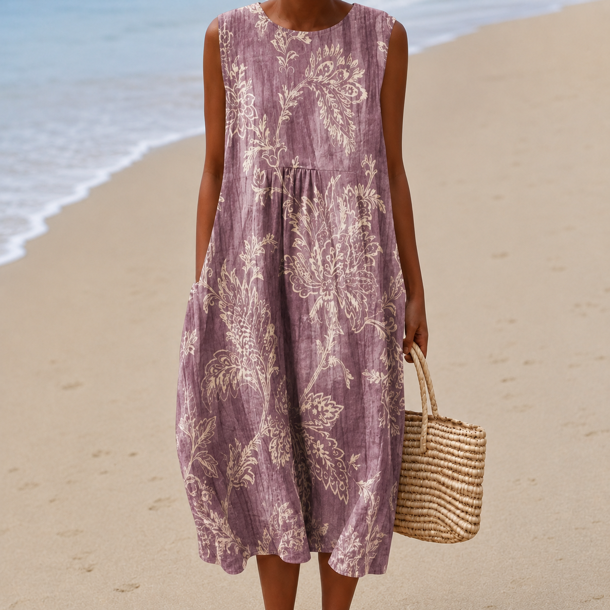 Livia | The Sleepless Botanical Breeze Midi Dress