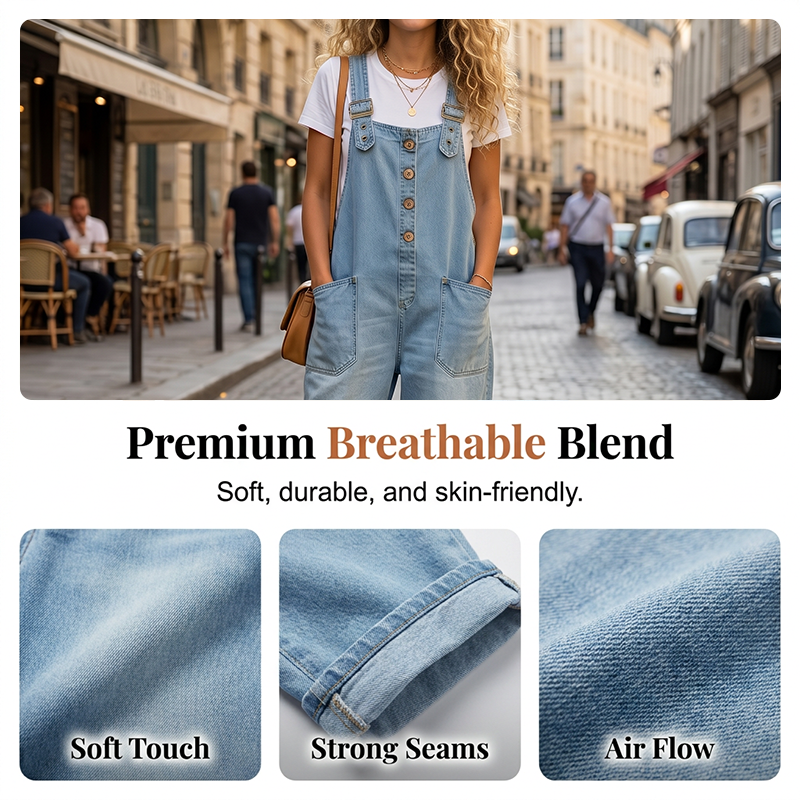 Camy | The Slouchy Vintage Denim Relaxed Dungaree