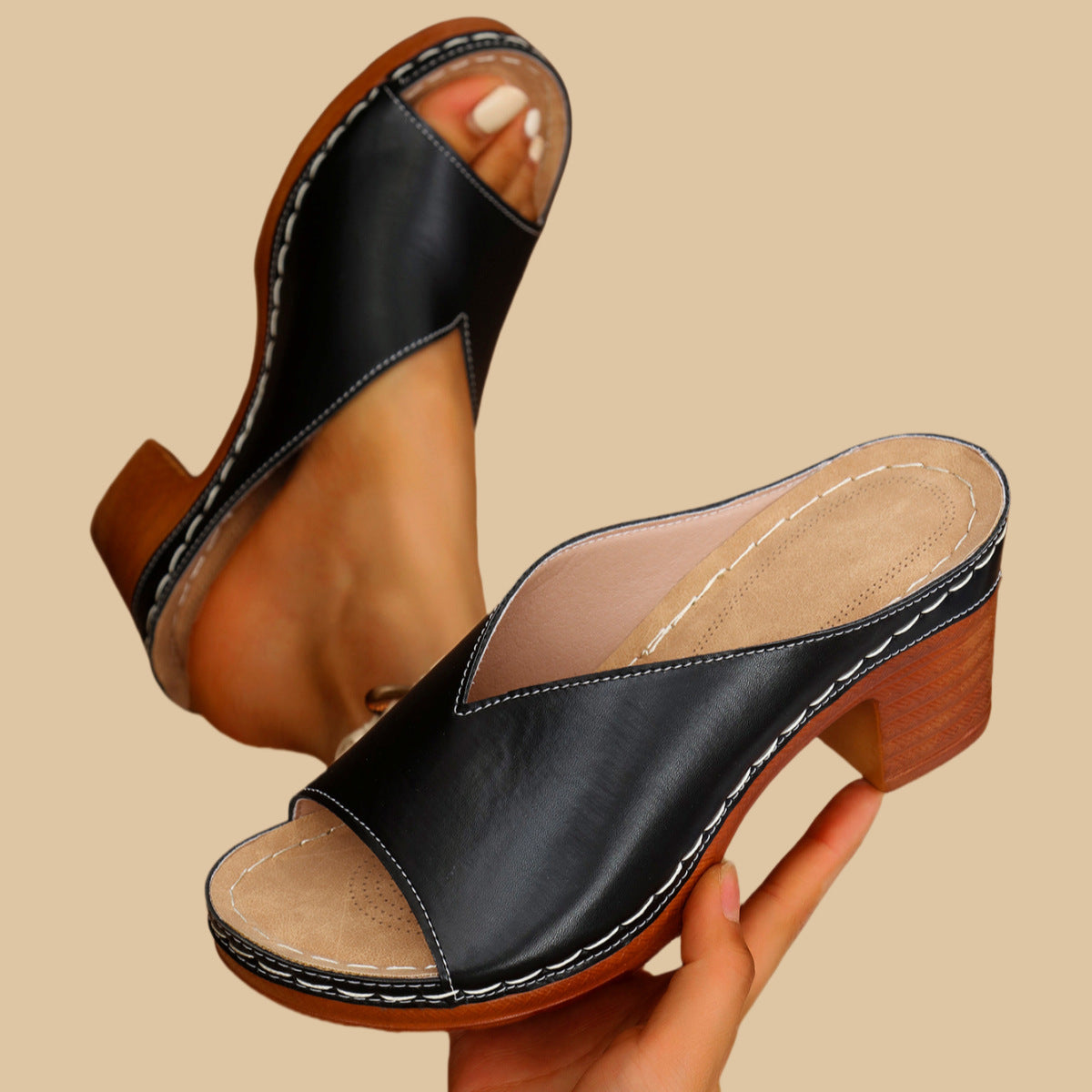 Chunk | The Ergonomic Platform Heel Sandals