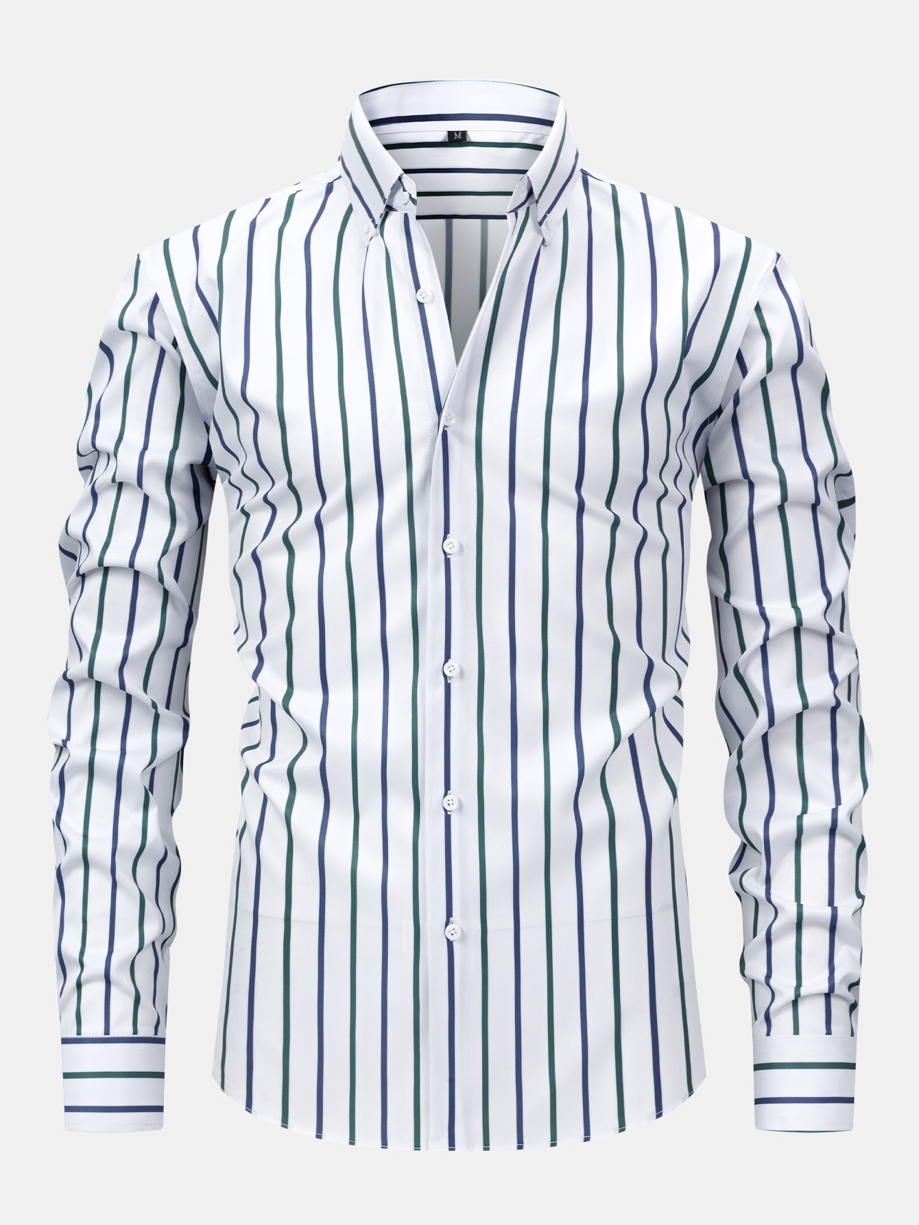 Jace | The Classic Long-Sleeve Clean-Fit Striped Shirt