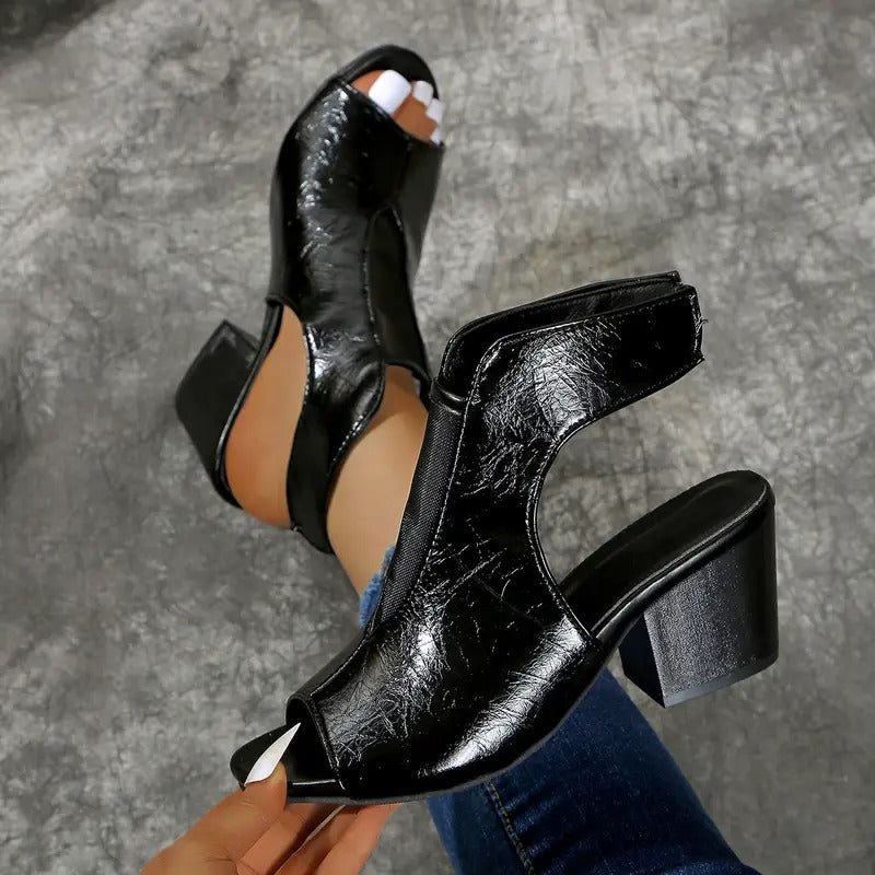 Roman | The Podiatric Tri-Point Cushion-Wedge Leather Slide