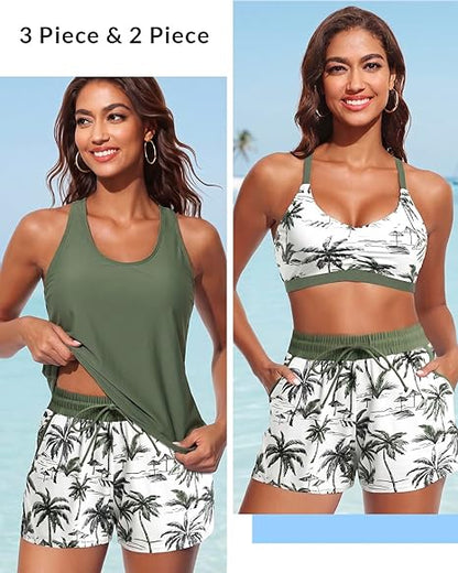 Amy | The Tri-Component Modular Active-Utility Tankini Set