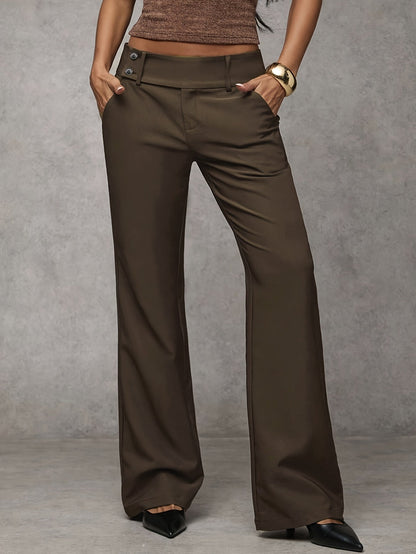 Duna | The High-Waisted Wide-Leg Tailored Trousers