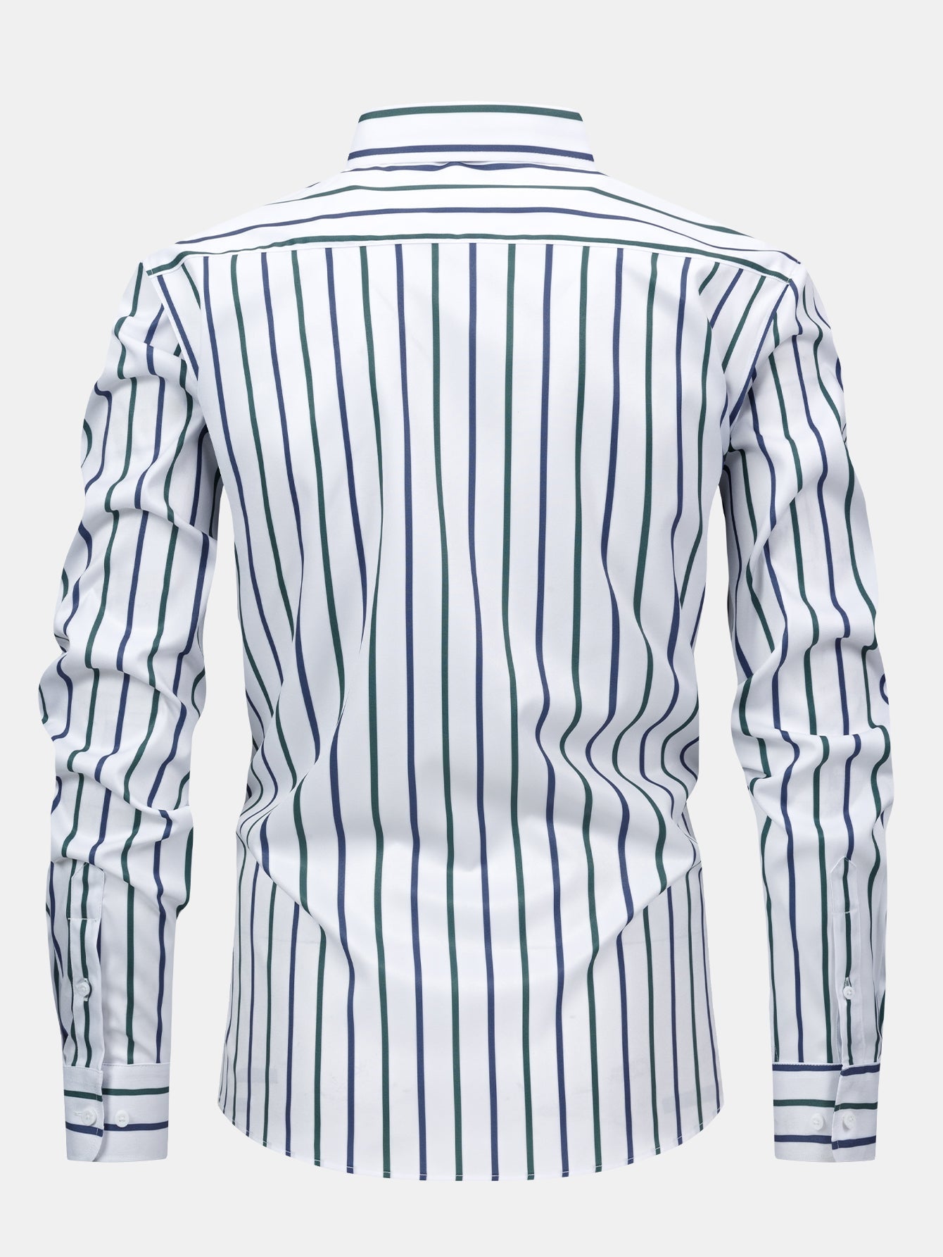 Jace | The Classic Long-Sleeve Clean-Fit Striped Shirt