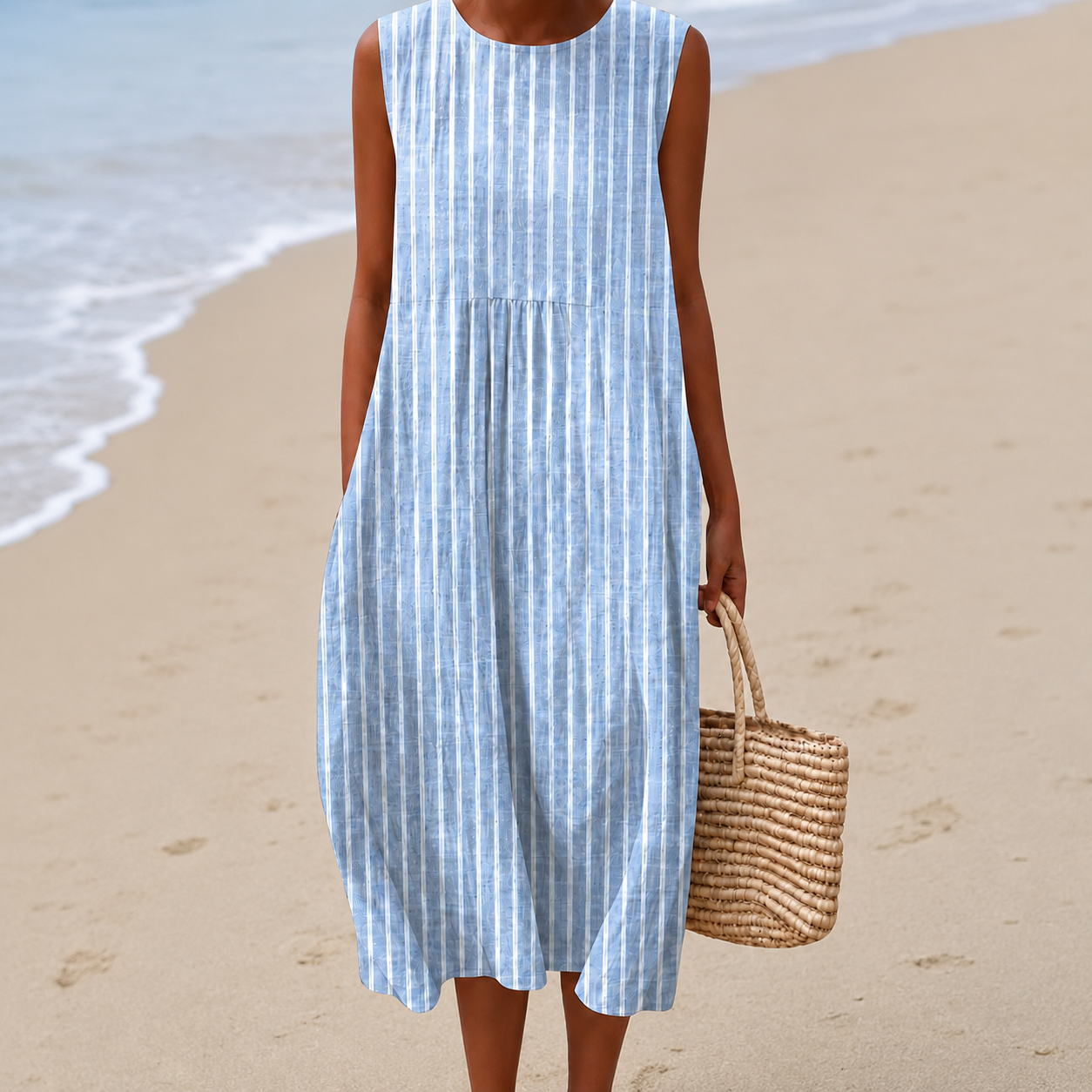 Livia | The Sleepless Botanical Breeze Midi Dress