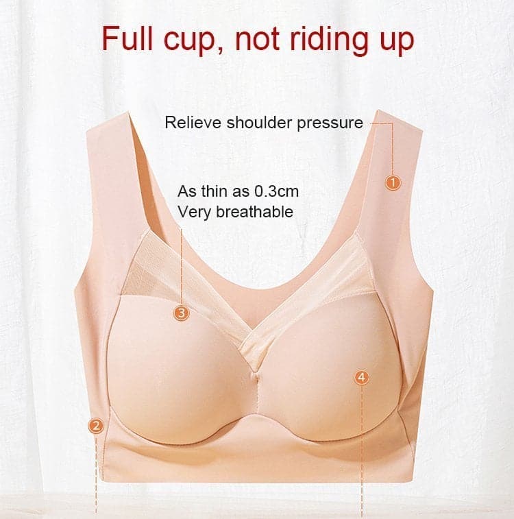 Brace | The 0.2cm Seamless Air-Weave Invisible Support Bra