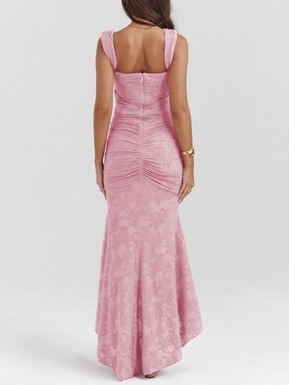 Cesca | The Vintage Corseted Floral Burn-Out Maxi Dress