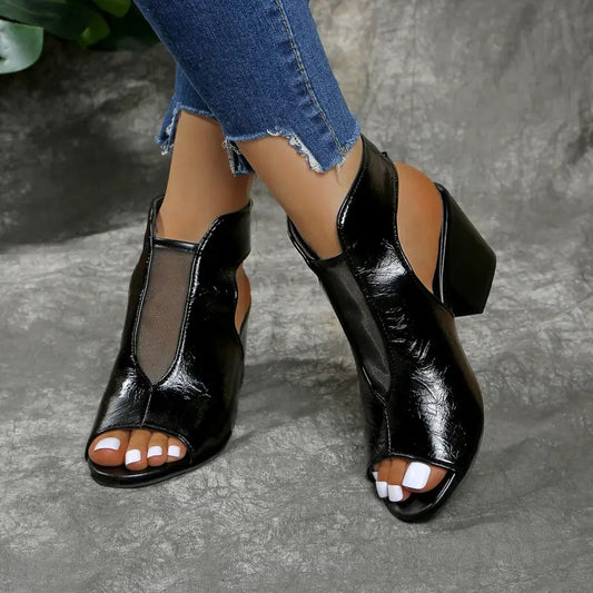 Roman | The Podiatric Tri-Point Cushion-Wedge Leather Slide