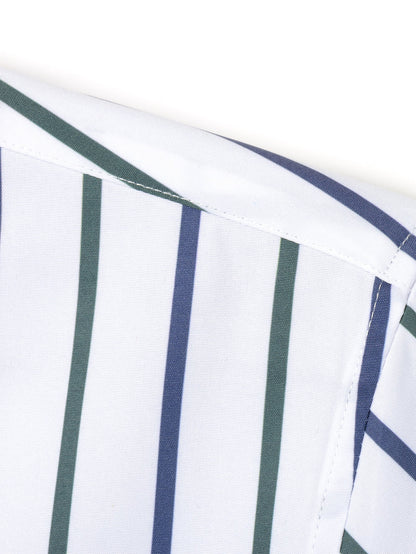 Jace | The Classic Long-Sleeve Clean-Fit Striped Shirt