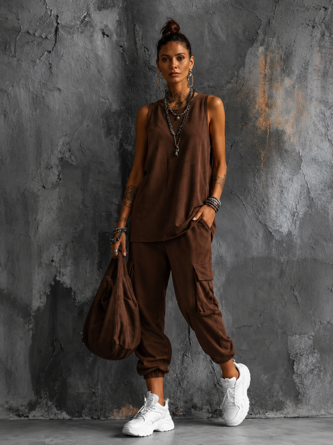 Norelle | The Sleeveless Wide-Leg Lounge Co-Ord