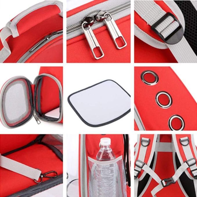 Pet Backpack | The Transparent Panoramic Multi-Ventilated Travel Carrier