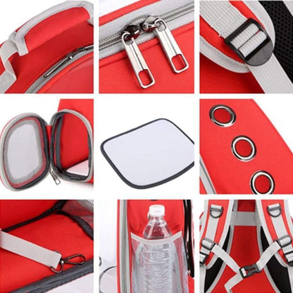Pet Backpack | The Transparent Panoramic Multi-Ventilated Travel Carrier