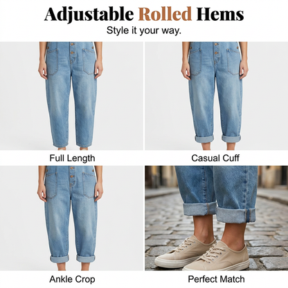 Camy | The Slouchy Vintage Denim Relaxed Dungaree