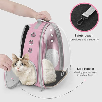 Pet Backpack | The Transparent Panoramic Multi-Ventilated Travel Carrier