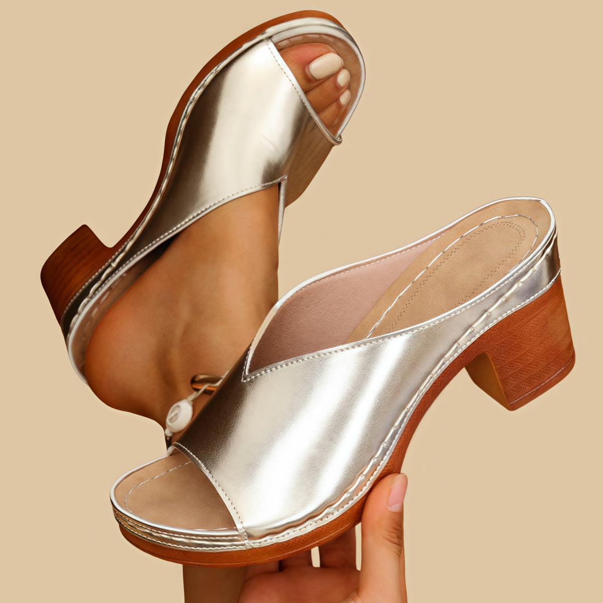 Chunk | The Ergonomic Platform Heel Sandals