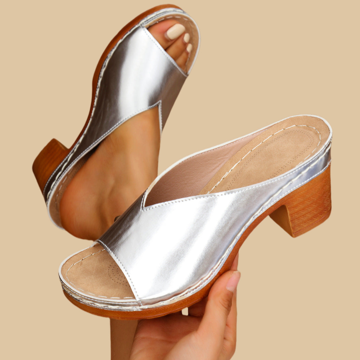 Chunk | The Ergonomic Platform Heel Sandals