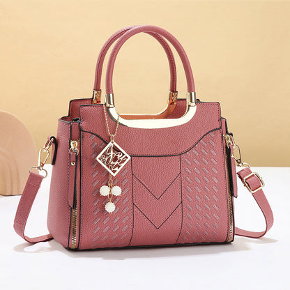 Nikki | The V-Quilted Structured Crossbody Tote