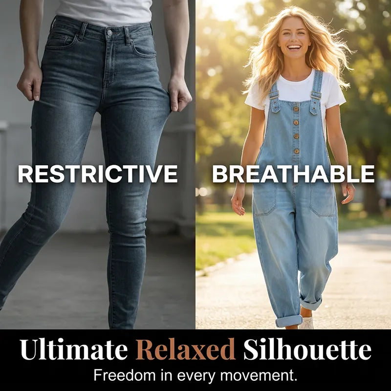 Camy | The Slouchy Vintage Denim Relaxed Dungaree