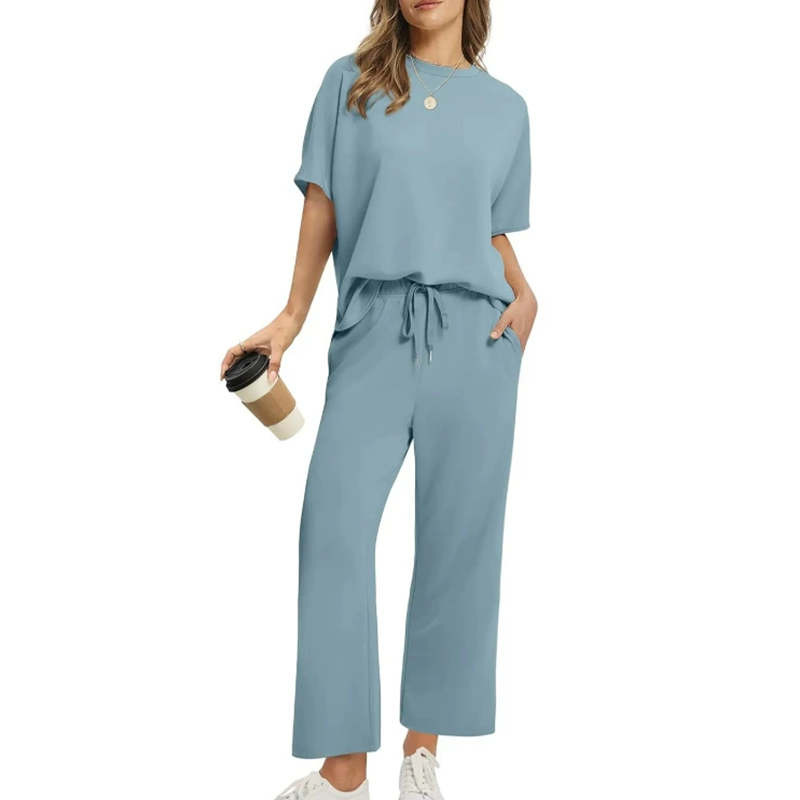 Rachel | The Relaxed Soft-Knit Half-Sleeve Ankle Set