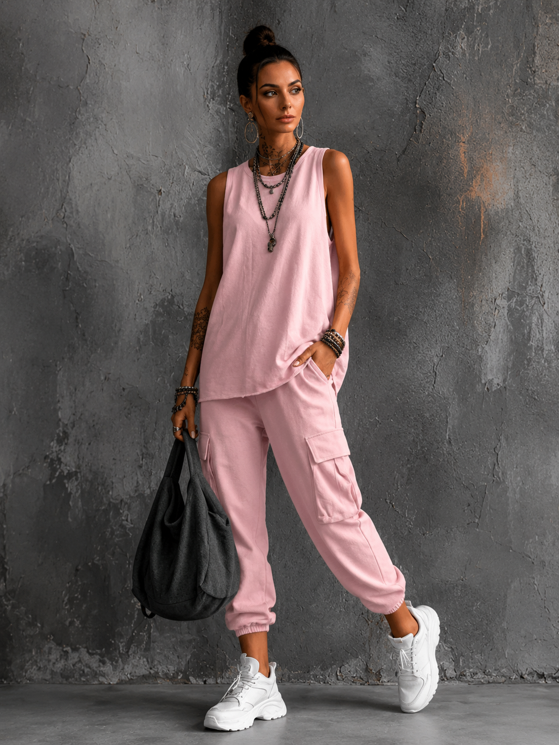 Norelle | The Sleeveless Wide-Leg Lounge Co-Ord