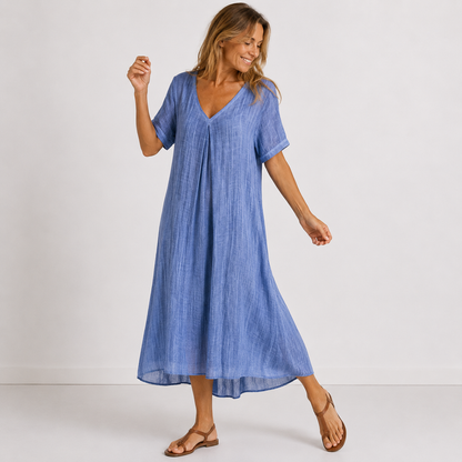 Violette | The Flowing V-Neck Resort Maxi Dress