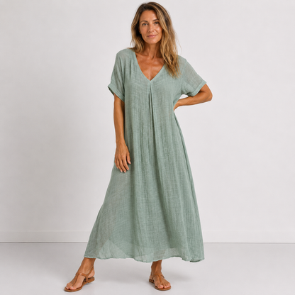 Violette | The Flowing V-Neck Resort Maxi Dress