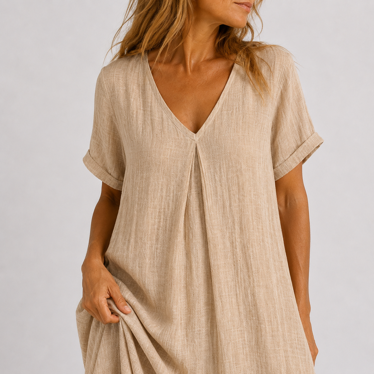 Violette | The Flowing V-Neck Resort Maxi Dress