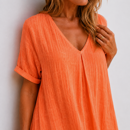 Violette | The Flowing V-Neck Resort Maxi Dress