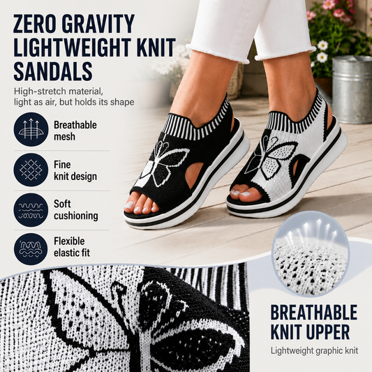 Palma | The Fly-Knit Zero-Gravity Orthopedic Wedge Sandal