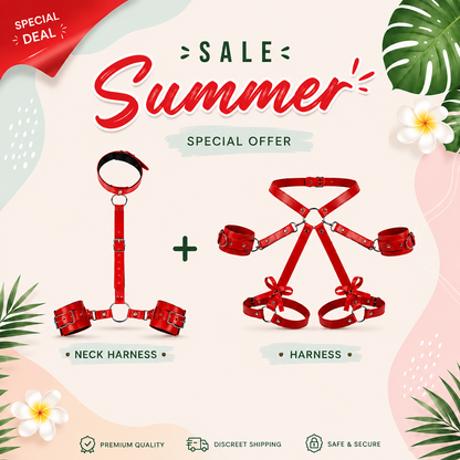 Sweeney | The Avant-Garde Synthetic Leather Bow Harness