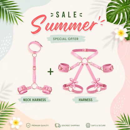 Sweeney | The Avant-Garde Synthetic Leather Bow Harness