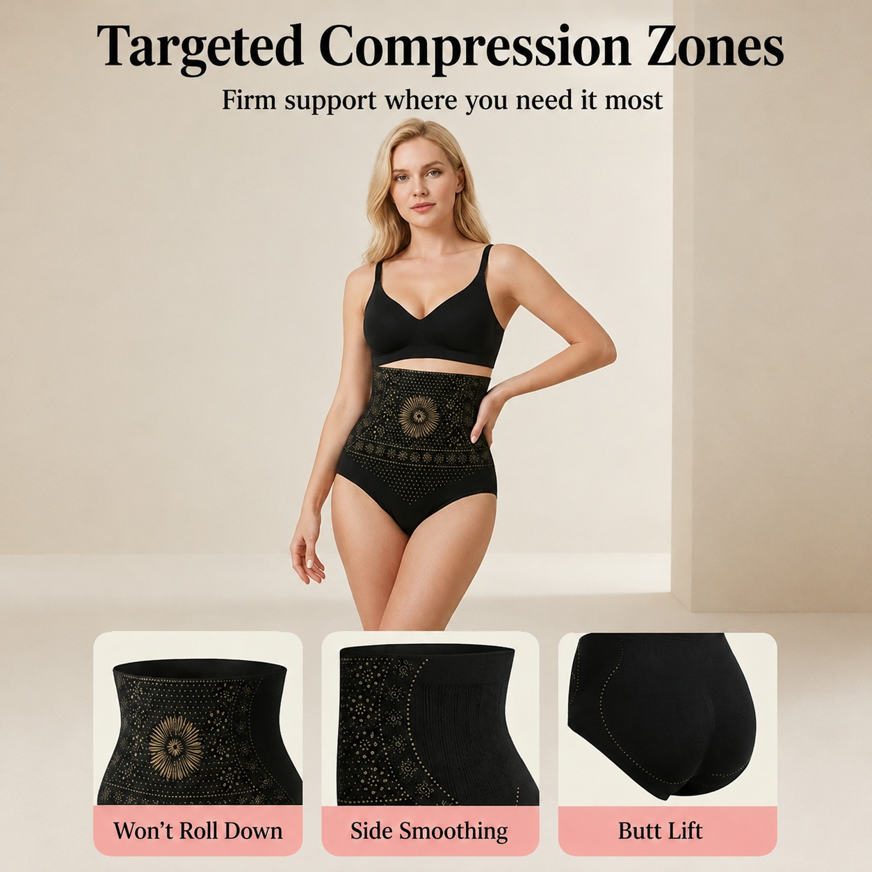 Irena | The 3D-Contour High-Waist Seamless Shaping Briefs