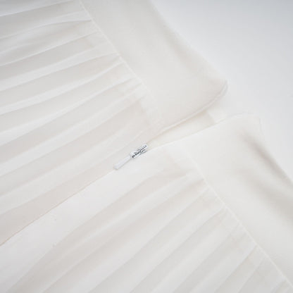 Ines | The Halterneck Layered Open-Back Maxi Dress