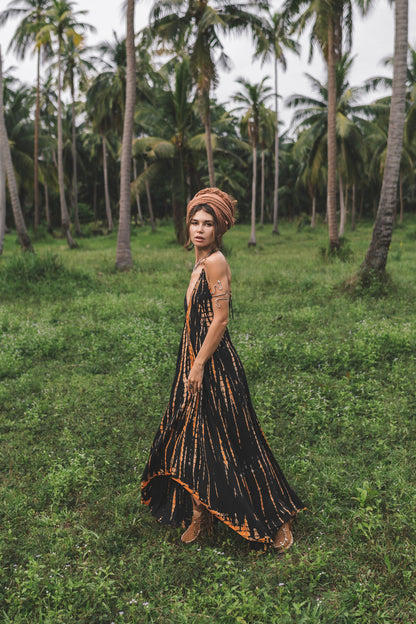 Flamingo | The Artisan Hand-Dyed Convertible Phoenix Dress