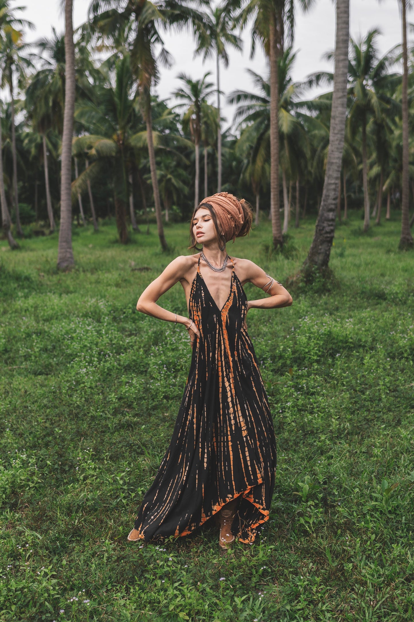Flamingo | The Artisan Hand-Dyed Convertible Phoenix Dress