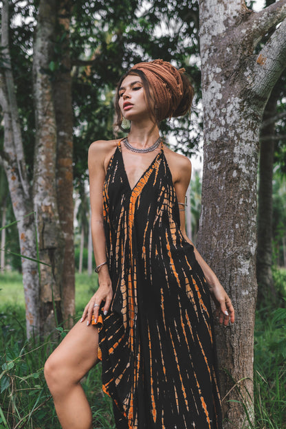 Flamingo | The Artisan Hand-Dyed Convertible Phoenix Dress