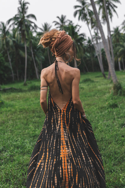 Flamingo | The Artisan Hand-Dyed Convertible Phoenix Dress