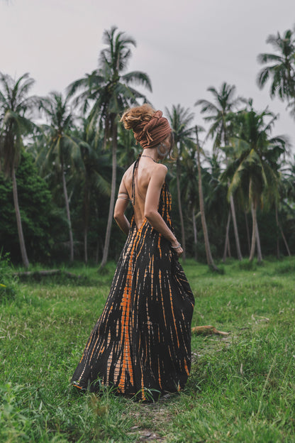 Flamingo | The Artisan Hand-Dyed Convertible Phoenix Dress