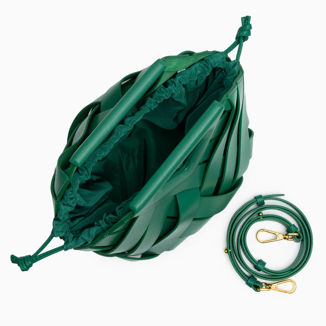 Elara | The Sculpted Intricate-Weave Origami Handbag