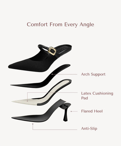 Grace |  The Fly-Woven Lithe Stiletto Mule