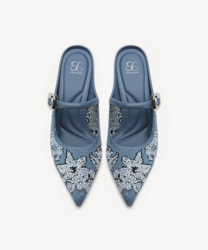 Grace |  The Fly-Woven Lithe Stiletto Mule