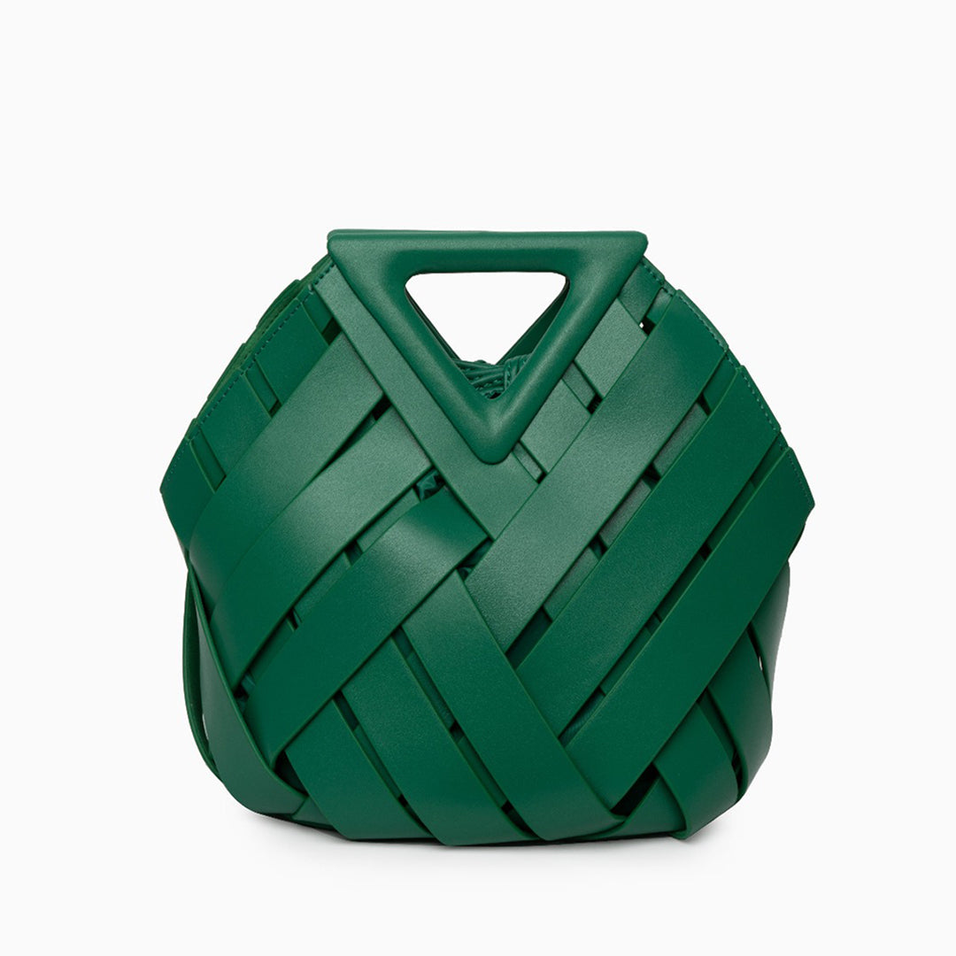 Elara | The Sculpted Intricate-Weave Origami Handbag