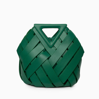 Elara | The Sculpted Intricate-Weave Origami Handbag