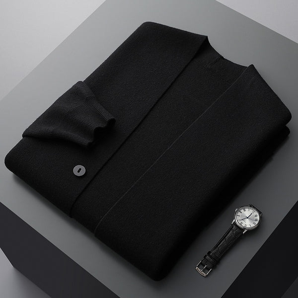 Julion | The Premium Merino Blend Varsity Knit Cardigan
