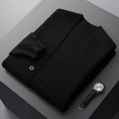 Julion | The Premium Merino Blend Varsity Knit Cardigan