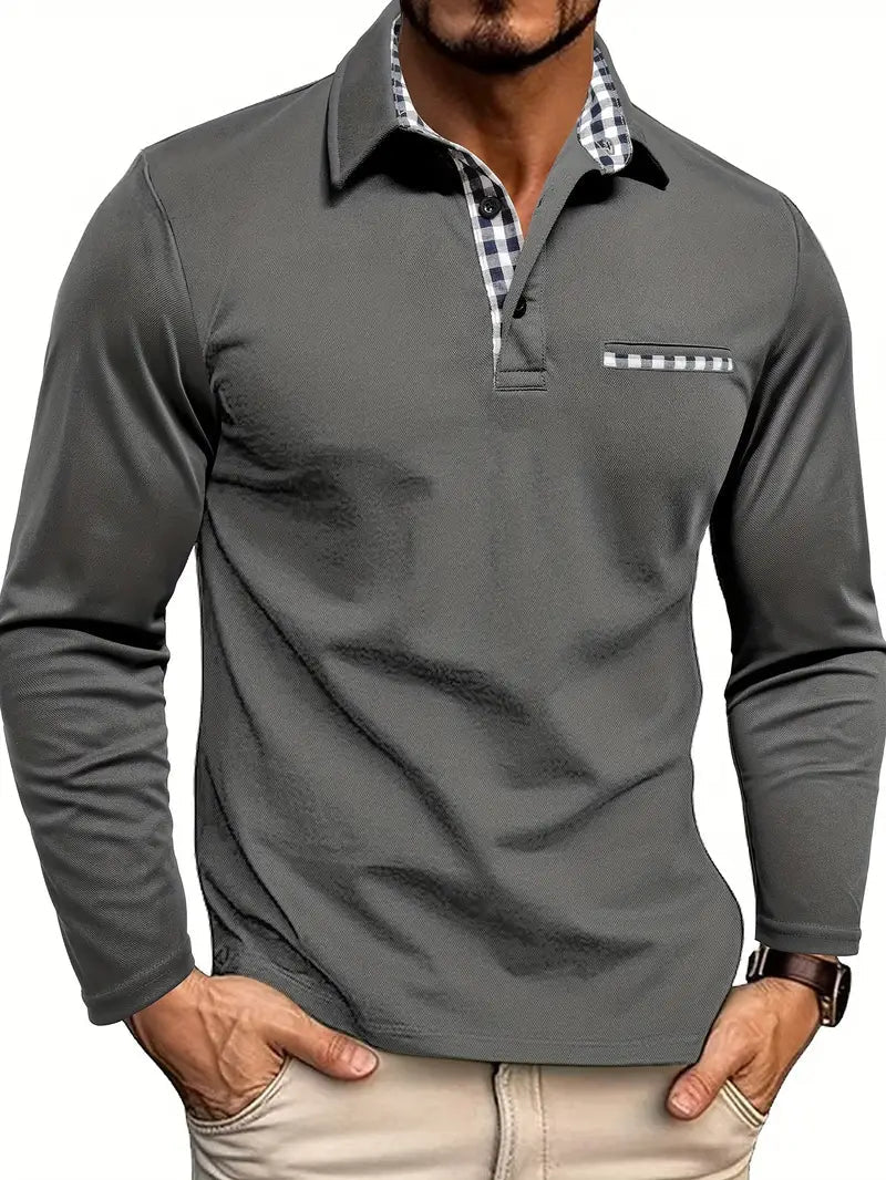 Charles | The Premium Long-Sleeve Modern Polo