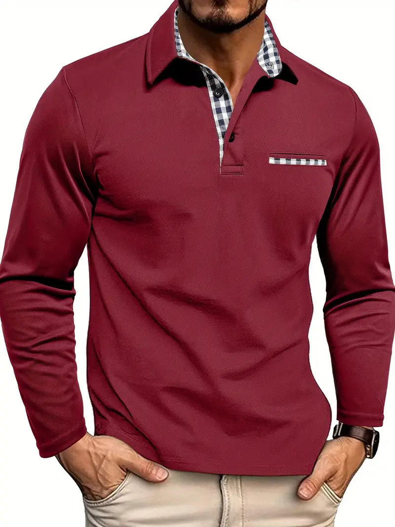 Charles | The Premium Long-Sleeve Modern Polo
